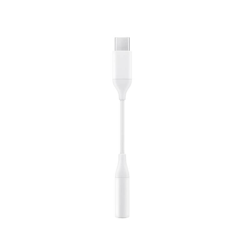 Cable adaptador Tipo C a Jack 3.5mm blanco